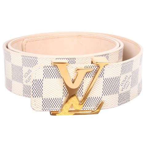 white and blue louis vuitton belt|Louis Vuitton unisex belt.